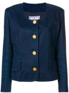 Yves Saint Laurent Vintage Denim Blazer - Blue