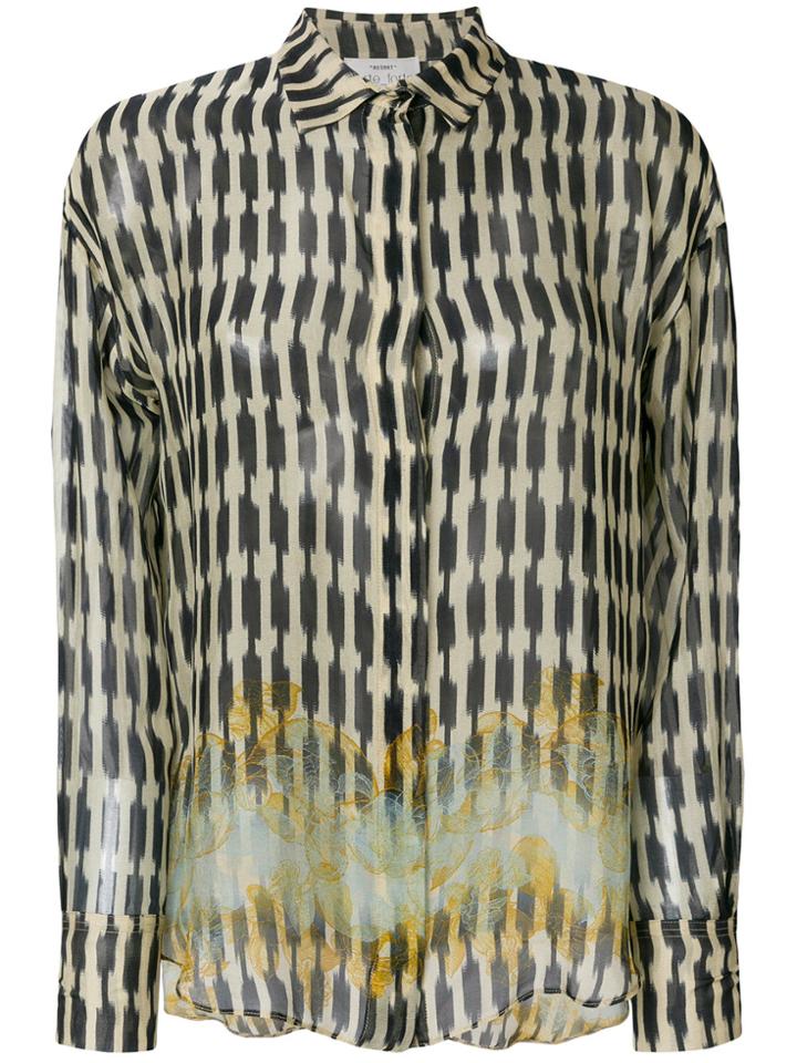 Forte Forte Abstract Print Shirt - Black