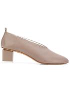 Gray Matters Almond Toe Pumps - Nude & Neutrals