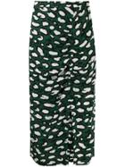 Essentiel Antwerp Thrasher Midi Skirt - Green