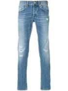 Dondup - Ripped Slim-fit Jeans - Men - Cotton/polyester/spandex/elastane - 32, Blue, Cotton/polyester/spandex/elastane
