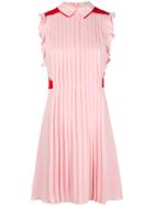 Three Floor Flared Pleated Dress
