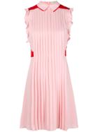 Three Floor Flared Pleated Dress