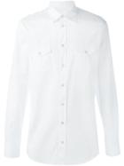 Dolce & Gabbana Western Style Shirt, Men's, Size: 44, White, Cotton