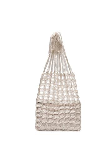 Mehry Mu Fey Market Woven Tote - Metallic