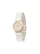 Yves Saint Laurent Pre-owned Two-tone Round Face Watch - Silver/gold