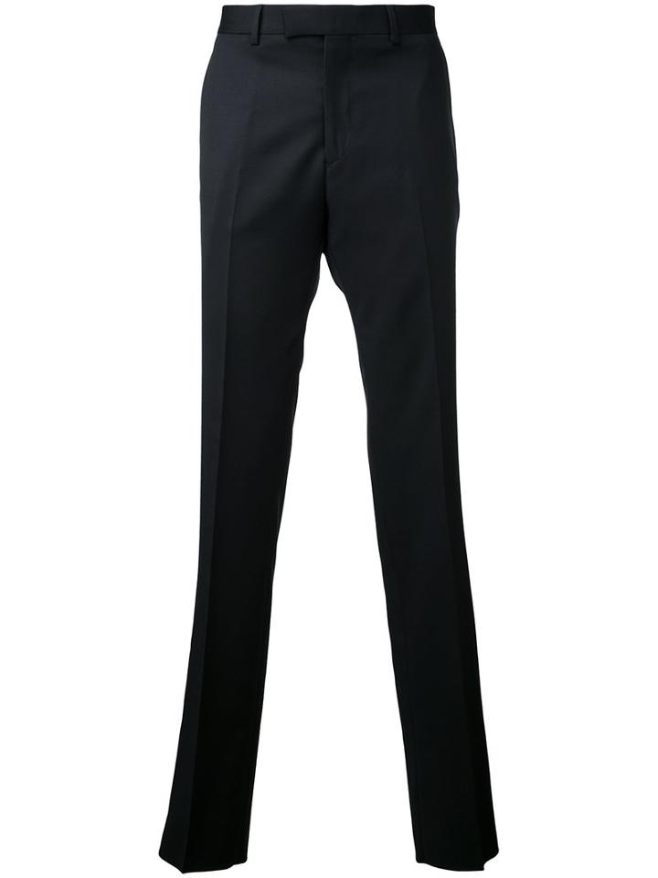 Cerruti 1881 Tailored Trousers, Men's, Size: 54, Black, Lambs Wool