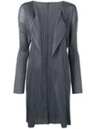 Issey Miyake Pre-owned Long Pleated Cardigan - Grey