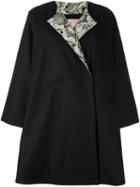 Antonio Marras Back Floral Appliqué Coat