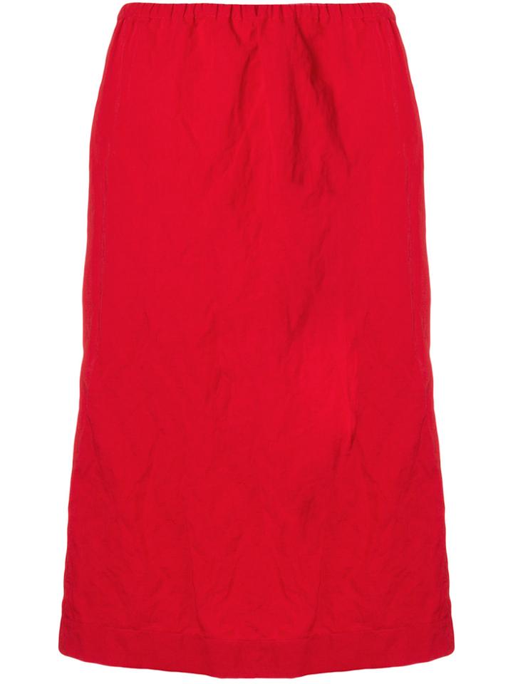 Ports 1961 Straight-fit Midi Skirt - Red