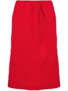 Ports 1961 Straight-fit Midi Skirt - Red