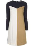 Han Ahn Soon Contrast Panel Dress - Blue