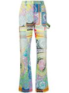 Versace Jeans All-over Print Jeans - Green