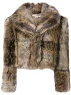 Stella Mccartney Fur Free Fur Coat - Nude & Neutrals