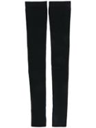 Cashmere In Love Lightweight Leg Warmers - Black