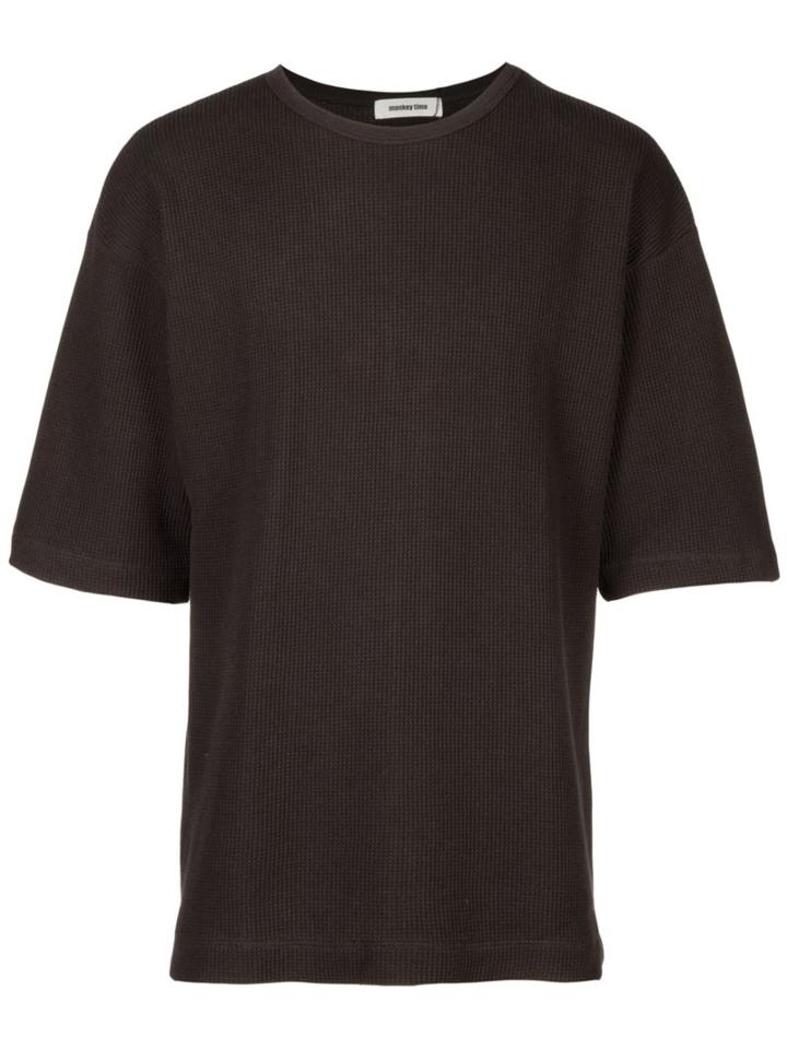 Monkey Time 'waffle' T-shirt