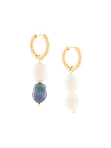 Sandralexandra Miercoles Beaded Pearl Earring - Gold