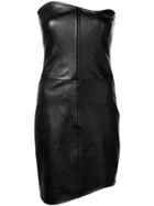 Helmut Lang Fitted Curved Dress - Black