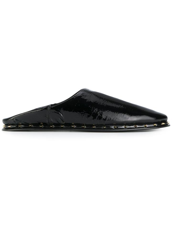 Paloma Barceló Slip On Mules - Black