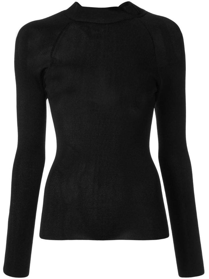 Petar Petrov Kiena Open Back Top - Black