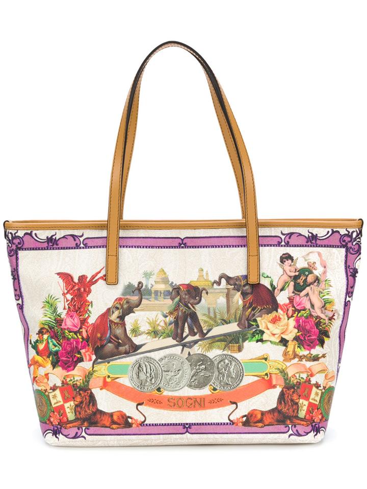 Etro Circus Print Tote Bag - Multicolour