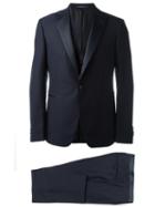 Tagliatore Two-piece & Gilet Formal Suit, Men's, Size: 48, Blue, Virgin Wool