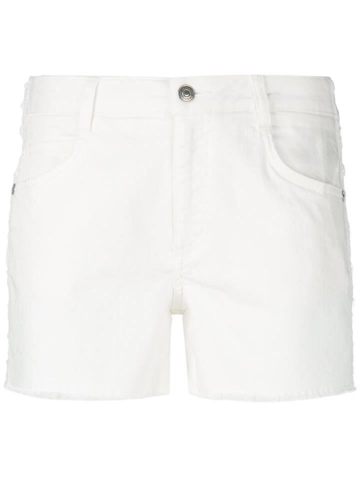 Ermanno Scervino Lace And Diamante Trim Shorts - White
