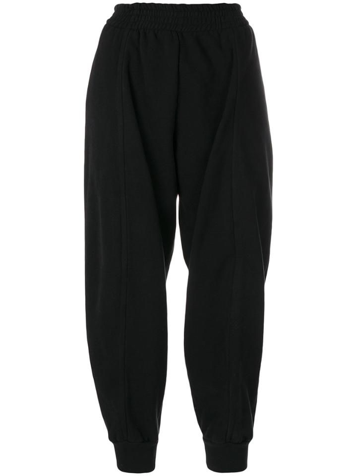 Mm6 Maison Margiela Balloon Cropped Trousers - Black