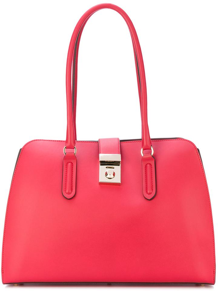 Furla - Milano Tote - Women - Leather - One Size, Red, Leather