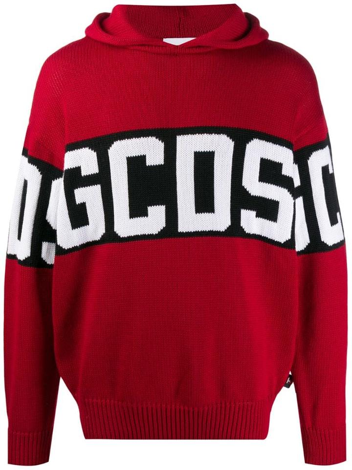 Gcds Kids Logo Embroidered Hoodie