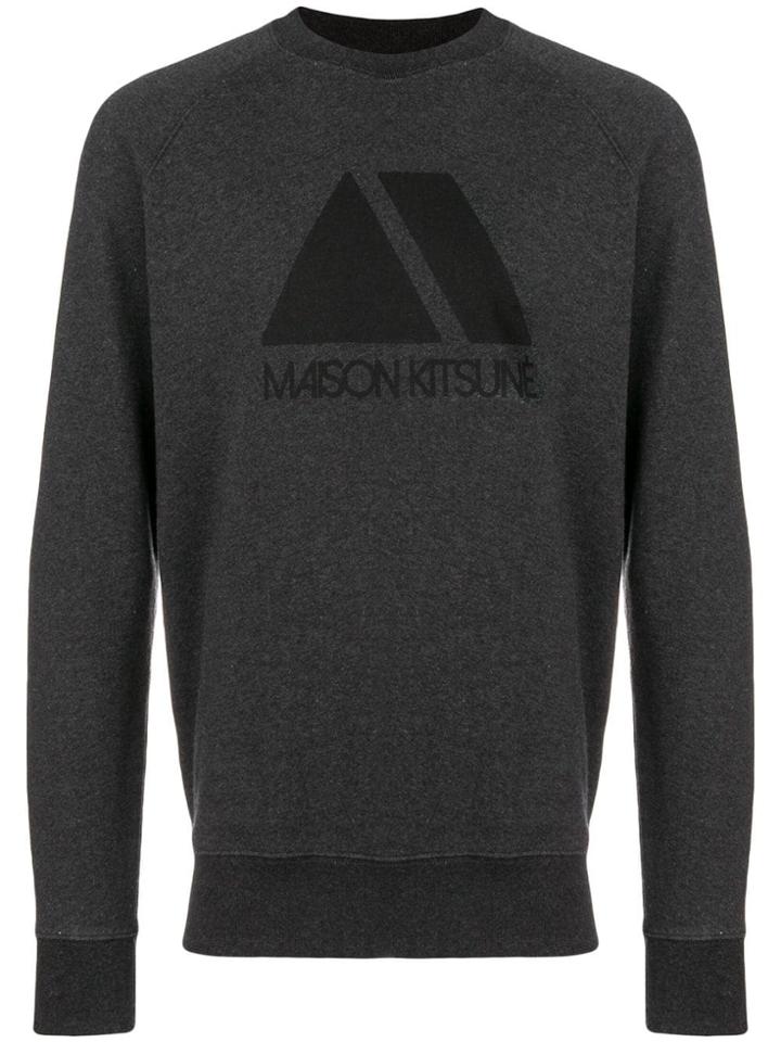 Maison Kitsuné Loose Fitted Sweatshirt - Grey