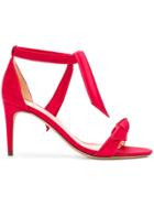 Alexandre Birman Knotted Front Sandals - Red