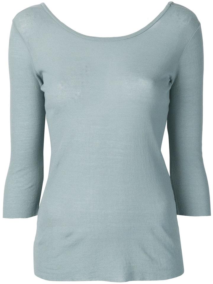 Transit Classic Jersey Top - Grey