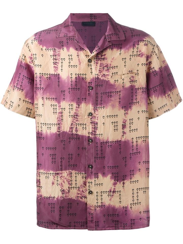 Lanvin Tie-dye Short Sleeved Shirt