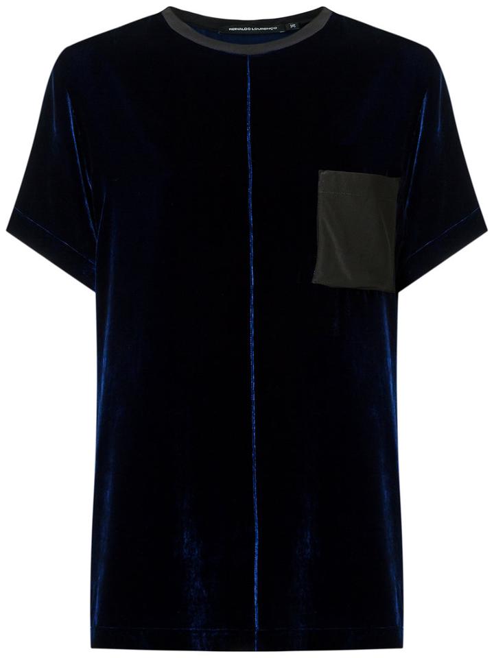 Reinaldo Lourenço - Plush Top - Women - Viscose - 36, Blue, Viscose