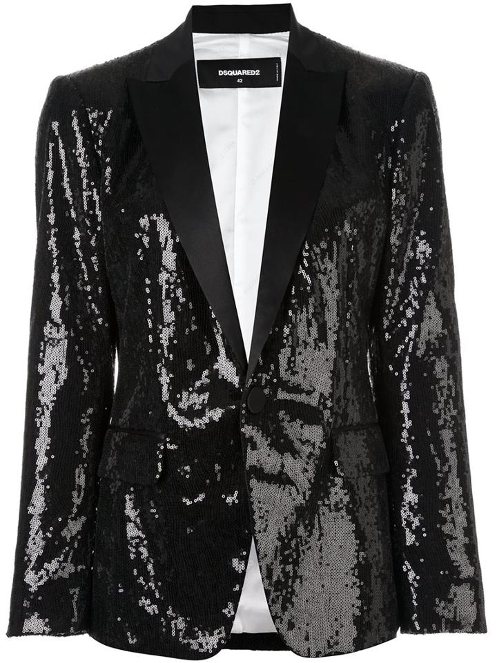 Dsquared2 'london Peak' Sequined Blazer