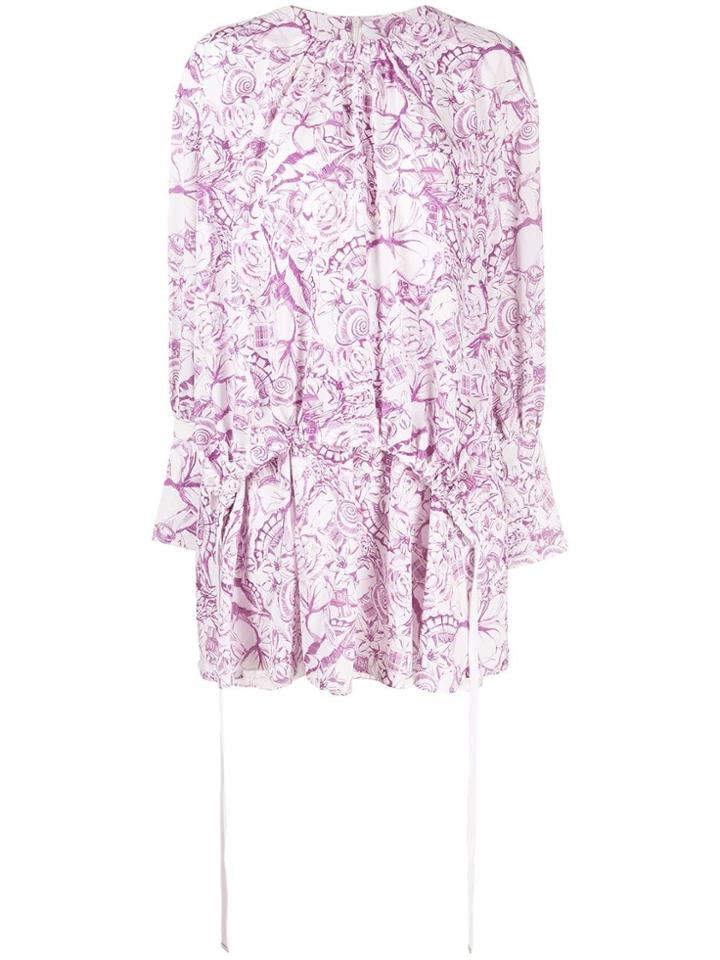 Tibi Isa Short Dress - White