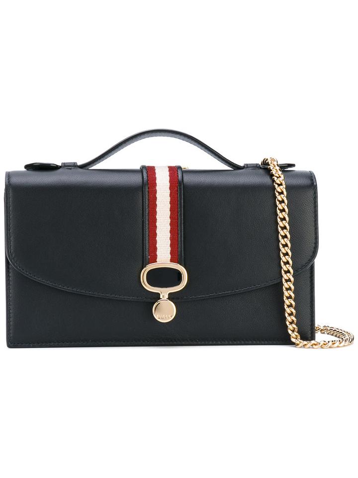 Bally - Loire Shoulder Bag - Women - Lamb Skin - One Size, Black, Lamb Skin