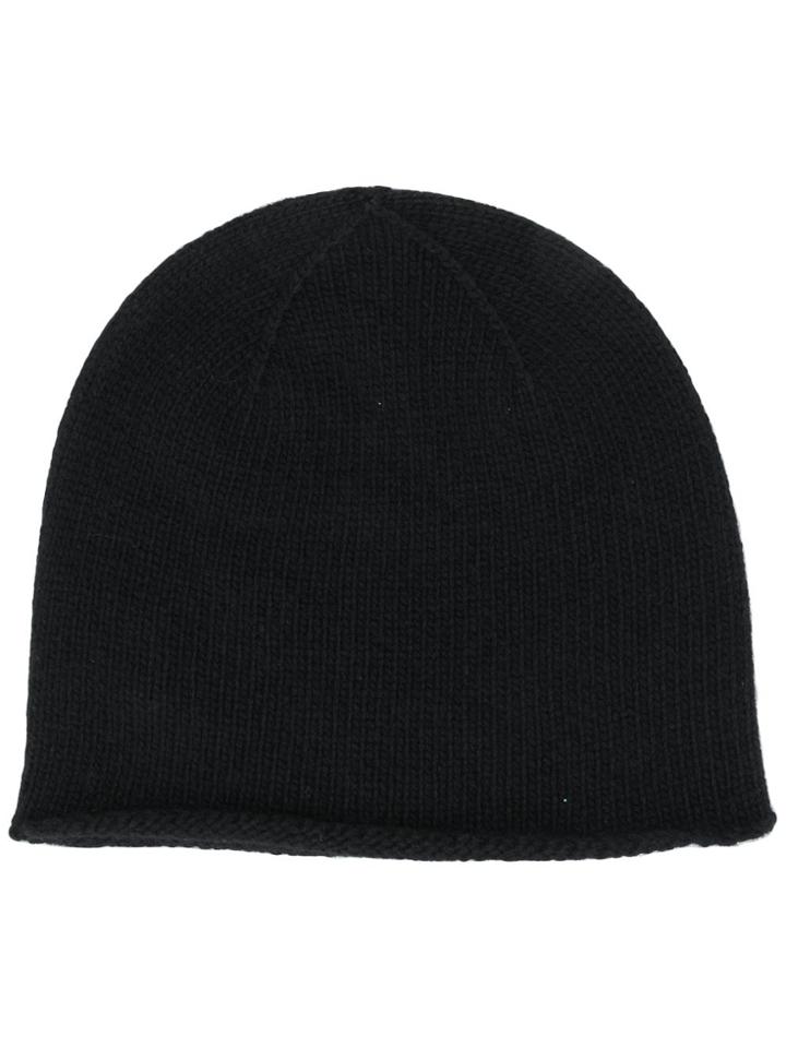 Pringle Of Scotland Fine Knit Beanie - Black