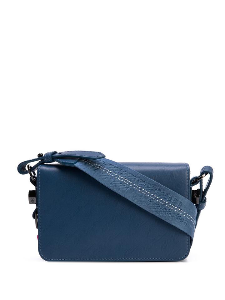 Off-white Flap Mini Bag - Blue