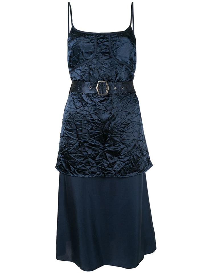 Sies Marjan Layered Midi Dress - Blue