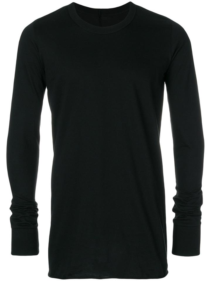 Rick Owens Longsleeved T-shirt - Black