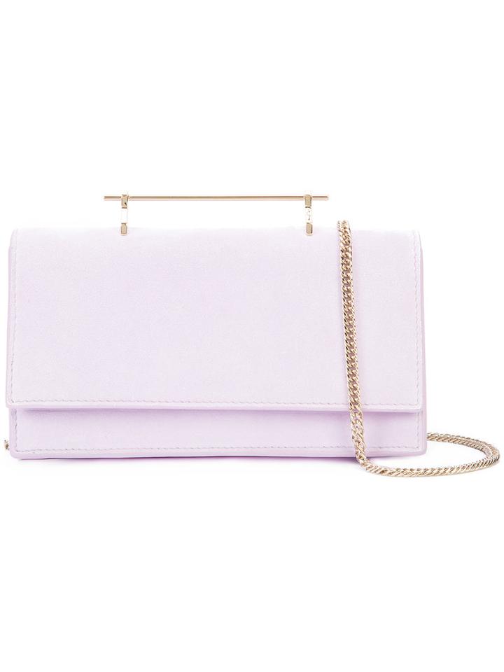 M2malletier Alexia Crossbody Bag, Women's, Pink/purple, Suede/leather