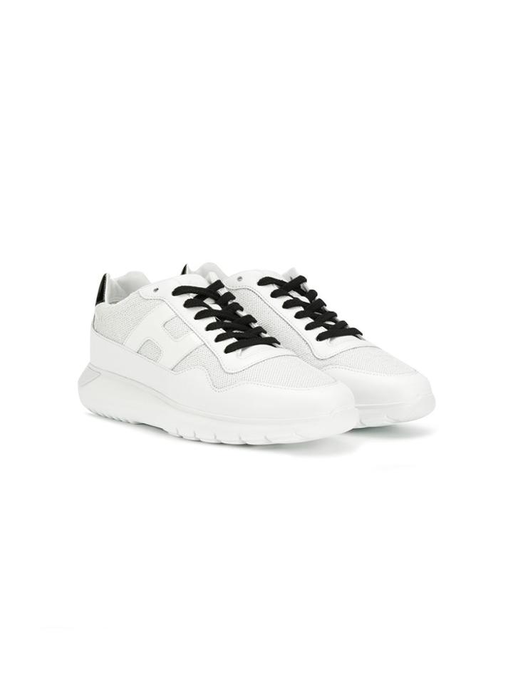 Hogan Kids Teen Two Tone Sneakers - White