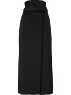 Antonio Marras Wide Leg Cropped Trousers - Black