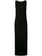 Andrea Ya'aqov - Scoop Neck Maxi Dress - Women - Cotton/viscose - S, Black, Cotton/viscose