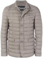 Herno Buttoned Padded Jacket - Grey