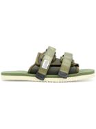 Suicoke Cross Strap Sandals - Green
