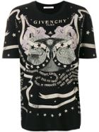 Givenchy Celestial Print T-shirt - Black