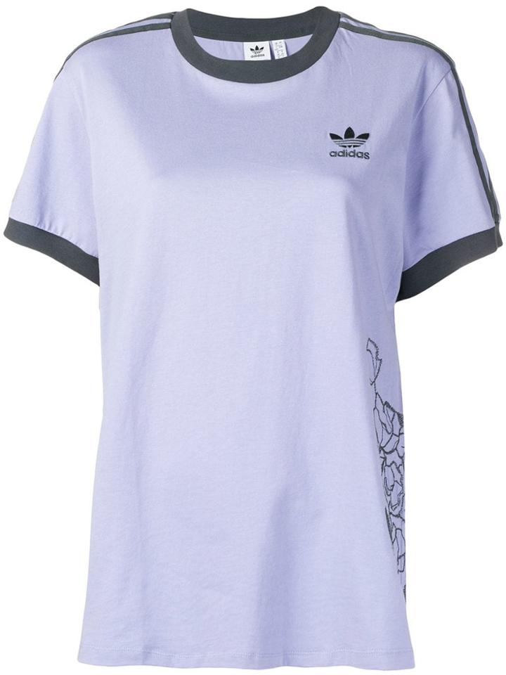 Adidas Contrast Logo T-shirt - Purple